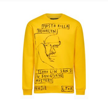 Fashion jumper in yellow, ghost mannequin